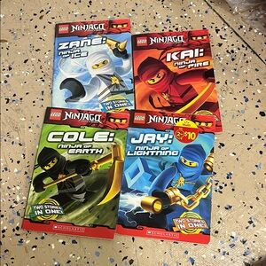 Set A Four Ninjago Books